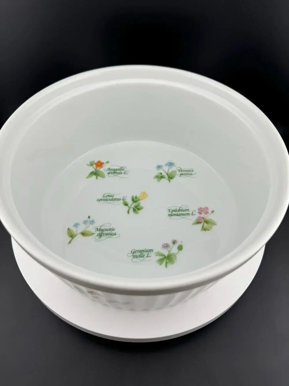 Vintage Anchor Hocking Floret Souffle Dish